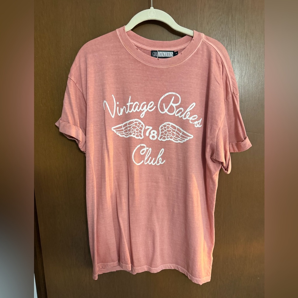 Vintage Babes Club Pink T-Shirt